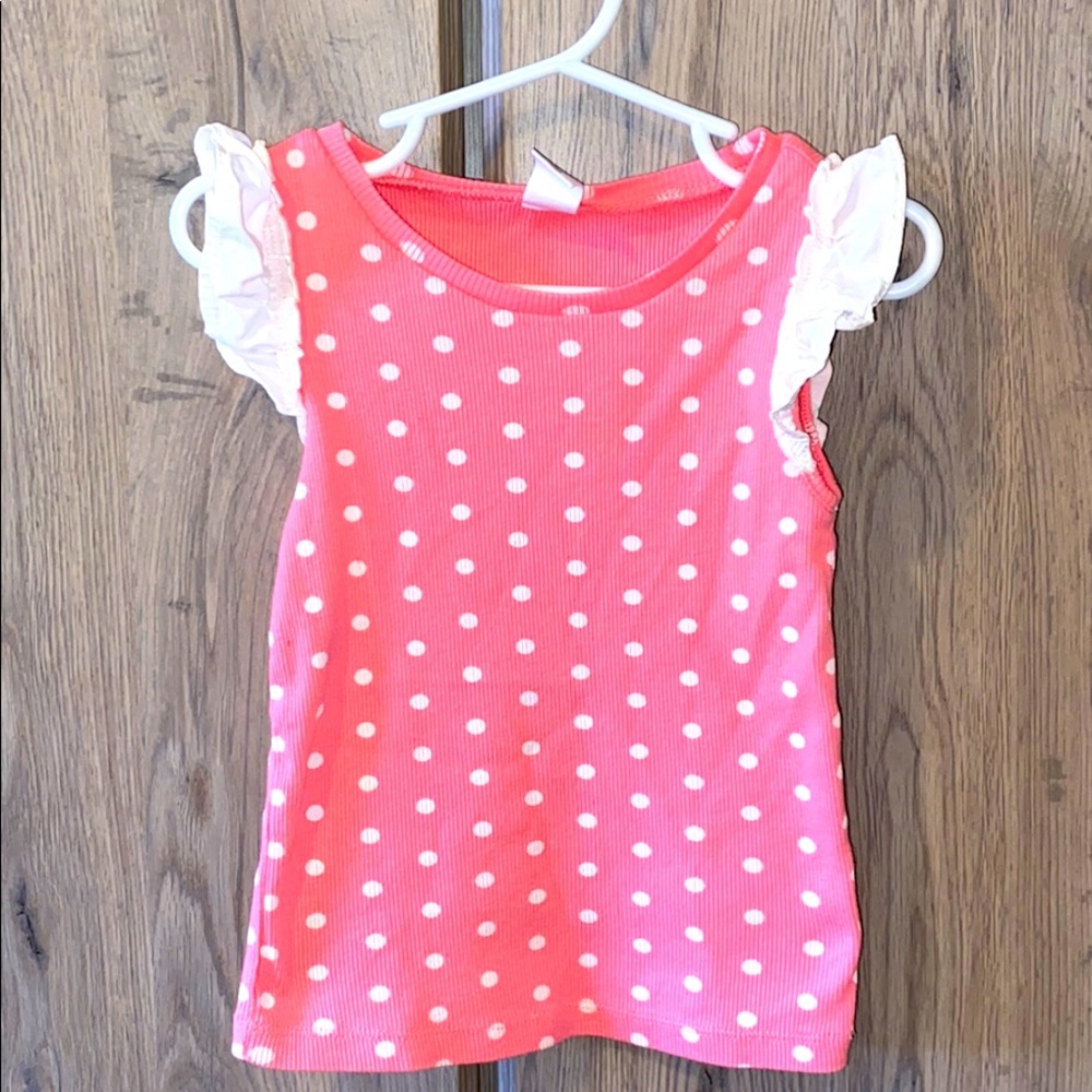 Gap Pink Dot Top 4t